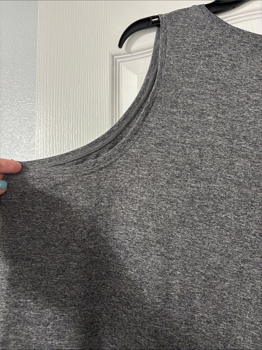tek gear Gray Heather Performance Tank Top - Picture 3 of 4